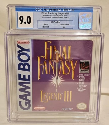 Nintendo Game Boy Final Fantasy Legend III (3) Sunsoft CGC 9.0 A+ Seal - Image 1 of 4