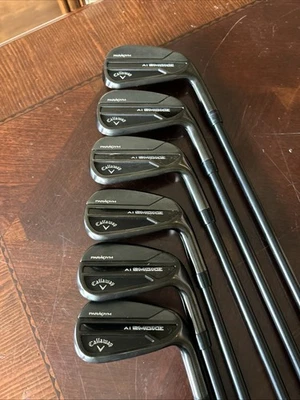 Juego de plancha Callaway AI Smoke Paradym para diestros 6-AW 6 piezas rígida flexible usada Foto 1 de 4