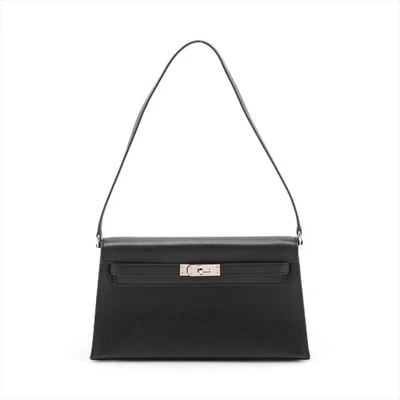 Hermès Kelly Elan Chèvre Shamukira Negro B: 2023 Foto 1 de 4