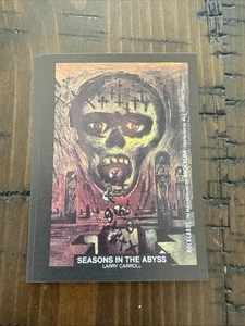 Slayer 1991 Music Rock Band Brockum Album Cover Rock Star Card - Picture 1 of 2