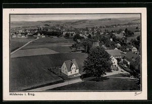Ansichtskarte Mildenau i. Erzg., Ortspartie 1941 - Picture 1 of 2