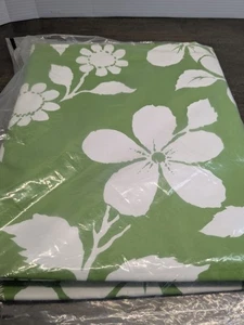 Tovaglia vintage con retro in feltro 52" x 52" floreale verde e bianco stampa floreale potere - Foto 1 di 11