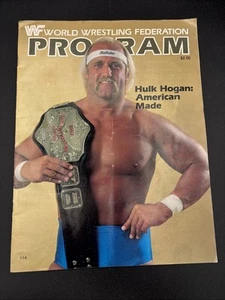 1984 Hulk Hogan WWF Programm Nassau Coliseum Long Island NY - Bild 1 von 12