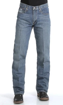 CINCH Jeans Mens 35x36 White Label Relaxed Straight Light Wash Cowboy Rodeo READ - Image 1 of 4