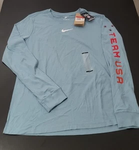 Nike Team USA Winter Olympics Eagle LS Women's Shirt Large - Picture 1 of 10