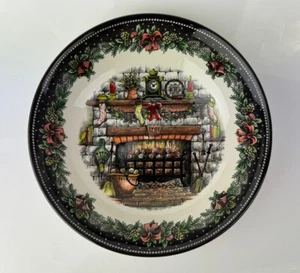 Ciotola cereali vigilia di Natale Royal Stafford inglese Natale ciotola cereali ceramica - Foto 1 di 2