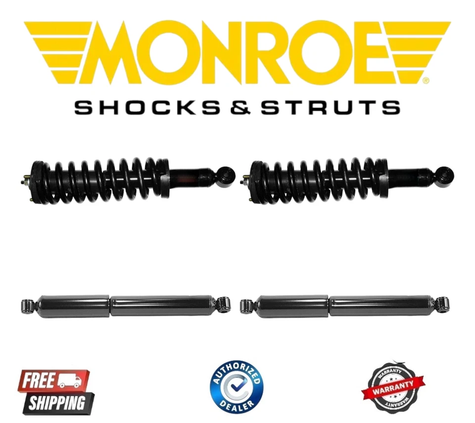 NEW PREMIUM GENUINE MONROE Complete Suspension Kit Fit Toyota Tacoma 1998-2004 - Imagem 1 de 1