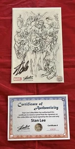Avengers #1 SDCC J. Scott Campbell Sketch Variant Signed by Stan Lee w/ COA Rare - Picture 1 of 5