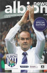 WEST BROMWICH ALBION V MANCHESTER UNITED 19 MAYO 2013 JUEGO FINAL DE ALEX FURGUSON - Imagen 1 de 1