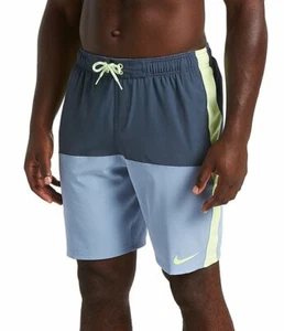 NWT $58 NIKE XXL SPLIT VOLLEY 8.5" SWIM SHORTS TRUNKS Monsoon Blue NESS9446 414 - Picture 1 of 3