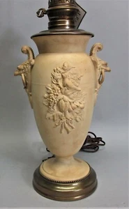 Superb Antique Early 19th C. ENGLISH CANEWARE Vase, mounted as Lamp, circa 1820s - Picture 1 of 10