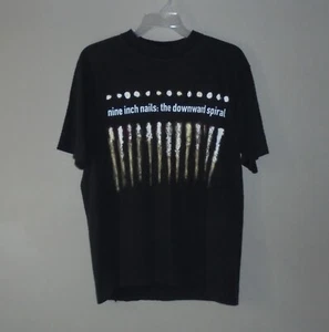 Camisa 1994 Nine Inch Nails NIN Espiral Descendente Adulto Grande Todo Deportivo De Colección Años 90 - Imagen 1 de 10
