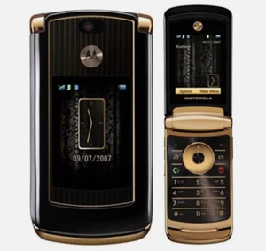 Original Unlocked Motorola Razr 2 V8 512MB 2GB 2.2'' Flip Mobile Phone - Afbeelding 1 van 43