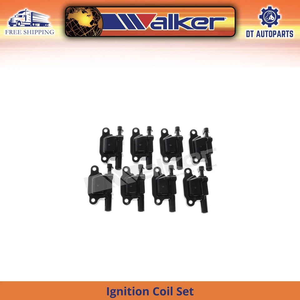 For 2010-2022 Chevrolet Camaro Ignition Coil Set Walker  2011 2012 2013 2014 - Image 1 of 4