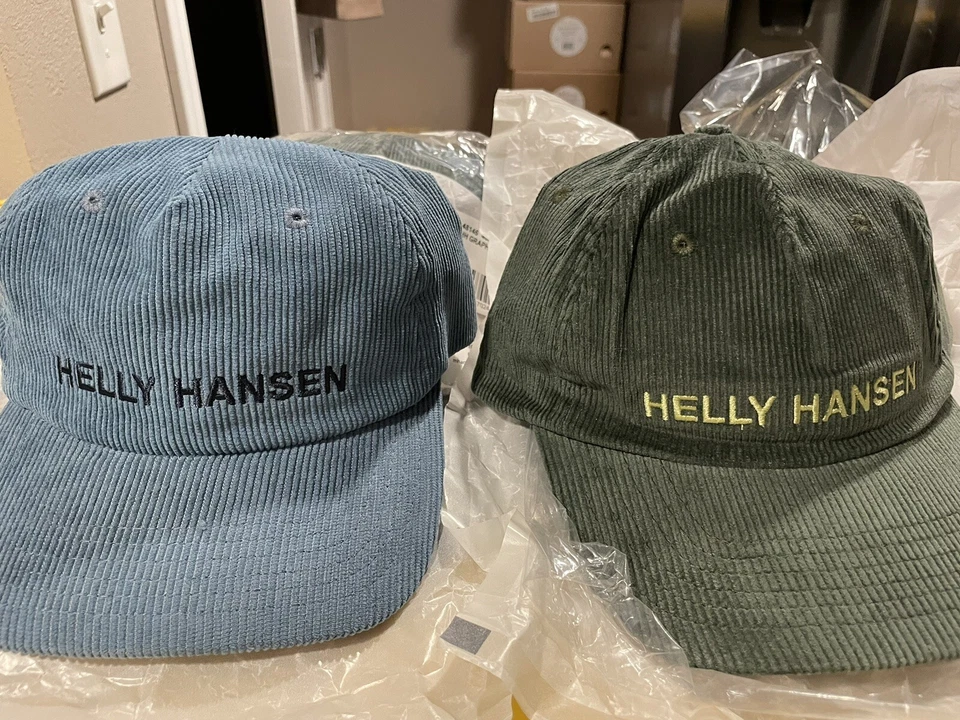 Helly Hansen图形帽帆船绑带灯芯绒帽子刺绣皮革 — 第 1/4 张图片