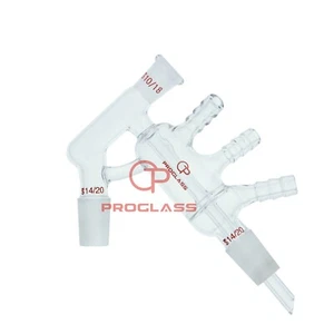 Laboratory Glass Micro Distilling Short Path Adapter 14/20 - Picture 1 of 2