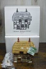 Department 56 Dickens Snow Village Thatched Cottage 1985 Retired NICE! MINT!
