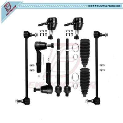 10x Tie Rod Ball Joints Sway Bar Fits 2009-13 15 Buick Enclave 11-15 GMC Acadia - Image 1 of 4