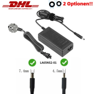 Neu für Dell Laptop Ladegerät Netzteil 65W 19,5V 3,34a LA65NS2-01 Adapter +Kabel - Bild 1 von 4