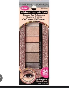 New! Physicians Formula Shimmer Strips 6407 Eye Enhancing Shadow Liner/Nude Eyes - Picture 1 of 2