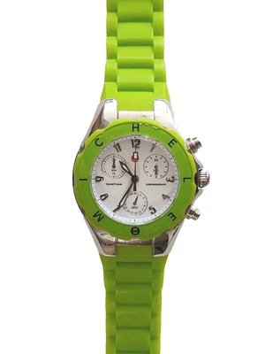 Reloj cronógrafo MICHELE Tahitian Jelly Bean para mujer 12D000006 ~ batería nueva. Foto 1 de 4