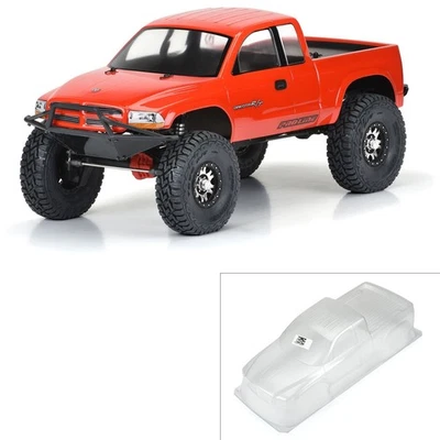 PRO362000 1997 DODGE DAKOTA CLEAR BODY FOR 12.3 313MM WHEELBASE SCALE CRAWLERS - Image 1 of 4