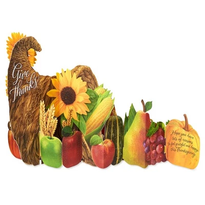 American Greetings Thanksgiving Pop Up Card Grateful and Happy - Image 1 of 4