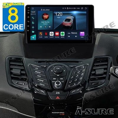 4+64GB Android 14 Autoradio 2 DIN CarPlay Navi per Ford Fiesta MK6 bj. 2008-2016 - Immagine 1 di 4