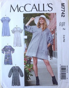 McCalls 7742 Misses Dresses Sewing Pattern Sz 16-22 L-XL - Picture 1 of 1