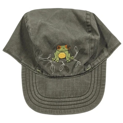 Gorra Gymboree Bebé Niño Rana Verde Bordada 18-24 2T 3T Isla Retroceso Foto 1 de 4