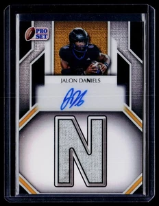 Juego Leaf Pro 2025 #9/25 plata Jalon Daniels apellido "N" automático - Imagen 1 de 2