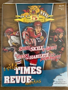 1996-2001 5th Anniversary Moncton WildCats. Poster and Signature of players - Picture 1 of 3
