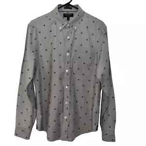 Banana Republic Shirt Men's Medium UNTUCKED STANDARD FIT Long Sleeve Oxford - Picture 1 of 7