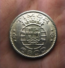 6 Escudos 1958 Portuguese Timor (Timor-Leste) Coin Silver