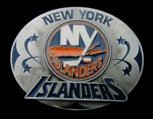 VINTAGE 1990'S NY ISLANDERS BELT BUCKLE LIMITED COLLECTIBLE #409/5000 - Picture 1 of 2