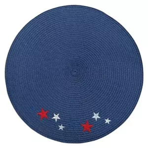 Celebrate Americana Together Stars Round Placemats - Set of 4 - Picture 1 of 1