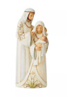 Jim Shore White Woodland Holy Family Nativity Babe So Small King Of All Figurine