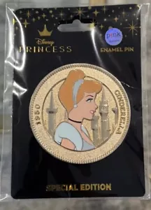 Prendedor de moneda PALM Disney Princesa Cenicienta Onda 2 - LE 300 - ¡agotado! Exclusivo - Imagen 1 de 3