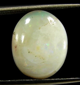 3,50 ct natürlicher weißer Opal loser Edelstein Cabochon Stein Draht Wickelstein - 1288 - Bild 1 von 2