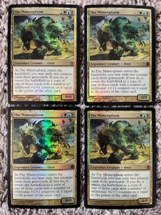 MTG- The Mimeoplasm x4 - Commander's Arsenal FOIL - Image 1 of 1