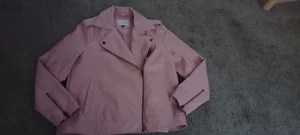 Light Pink Universal Threads Size Medium Vegan Leather Moto Jacket - Picture 1 of 5