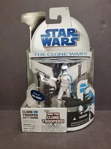 2008 STAR WARS THE CLONE WARS CLONE TROOPER 501ST 3.75" FIGUR WALMART NEU MOC - Bild 1 von 13
