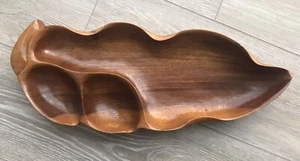 Hawaiian Hardwoods Monkey Pod serving dish Vintage 70s 80s - Picture 1 of 3