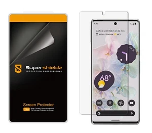 2X Supershieldz Clear Full Cover Screen Protector for Google Pixel 6 Pro - Picture 1 of 2