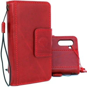 Genuine Full Leather Case for Samsung Galaxy Note 10 Cover Wallet Book Magnetic - Picture 1 of 7