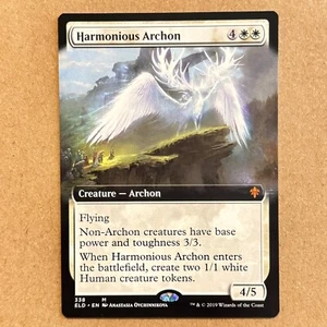 MTG ~ Harmonious Archon ~ Extended Art ~ ELD Throne of Eldraine ~ #338 ~ M/NM - Picture 1 of 2