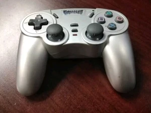 Pelican Predator PS2 PlayStation 2 Wireless Controller SILVER w/NO Dongle - Picture 1 of 2
