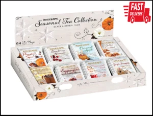 Bigelow Tea Seasonal Collection Variety Gift Box Sampler 64 Tea Bags Pack of 1 - Picture 1 of 1