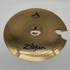 Zildjian A Custom 16" Fast Crash Cymbal Cracked! - Bild 1 von 9