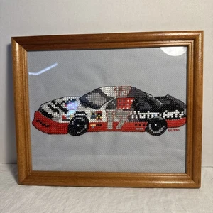 Framed Darrell Waltrip Nascar #17 HAND MADE Picture 9 X 11 - Picture 1 of 1